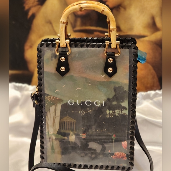 ποΈ GUCCI Shopping Bag + DIY Kit = Fashionable Crossbody Pocketbook ππ - Picture 10 of 15